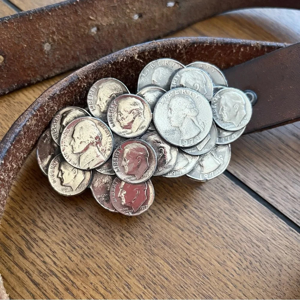 Limited Edition Leather USA Coin Belt